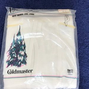 ColdmasterThermal Underwear Long Johns cCotton Blend Vintage Cold Weather